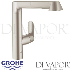 Grohe K7 Single-Lever Sink Mixer (1/2 Inch) - 2008 to 2016 - Spare Parts 32176DC0 GEN1